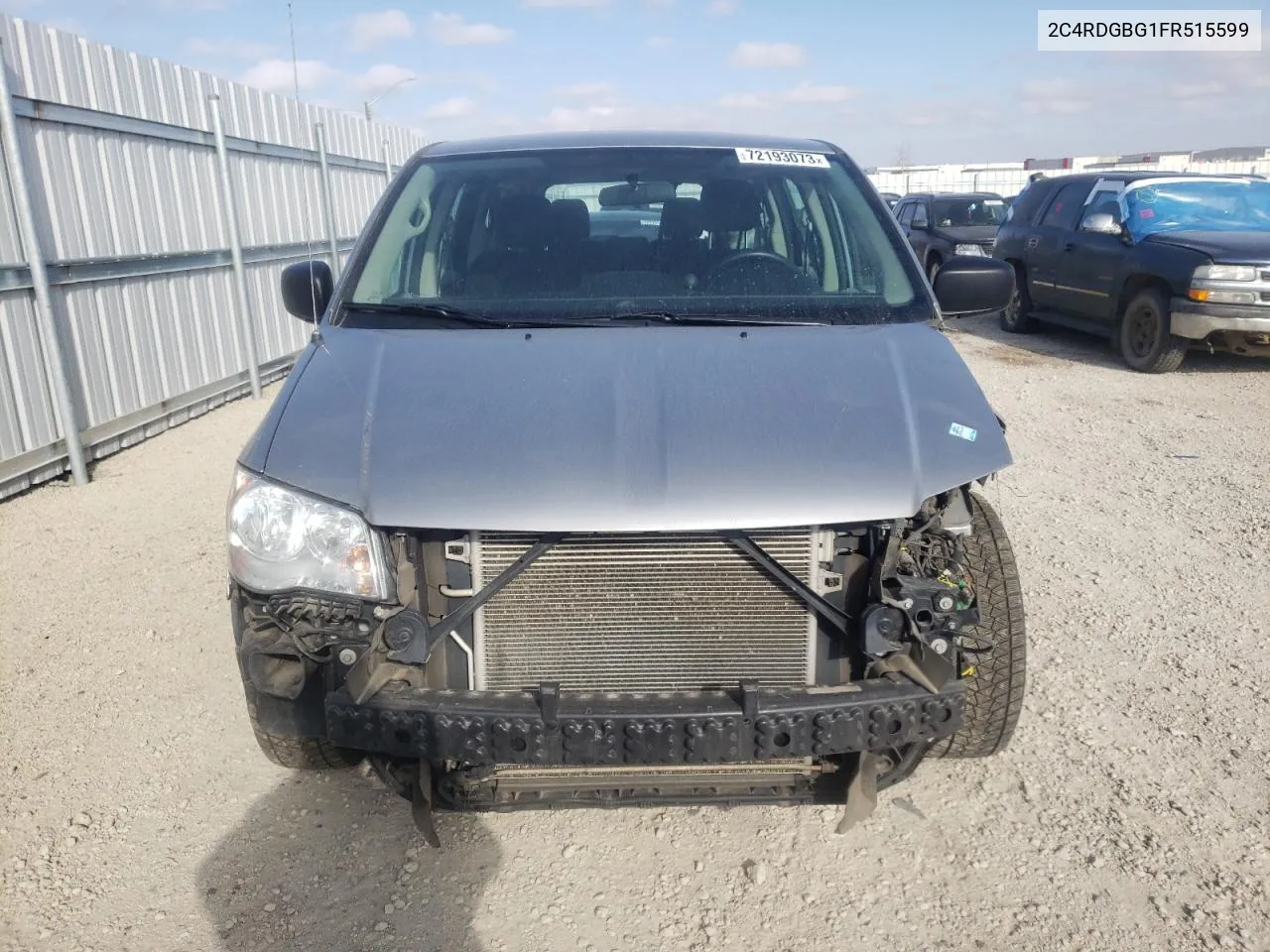 2C4RDGBG1FR515599 2015 Dodge Grand Caravan Se