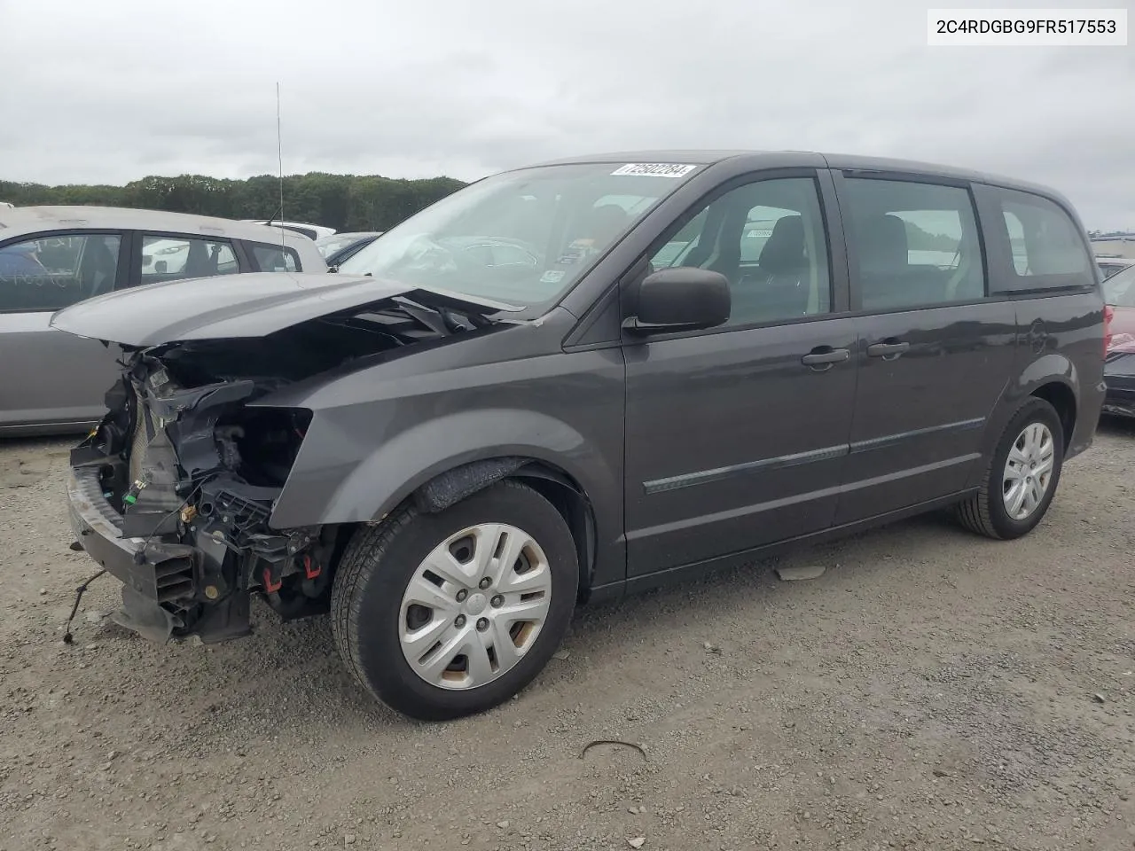 2015 Dodge Grand Caravan Se VIN: 2C4RDGBG9FR517553 Lot: 72502284