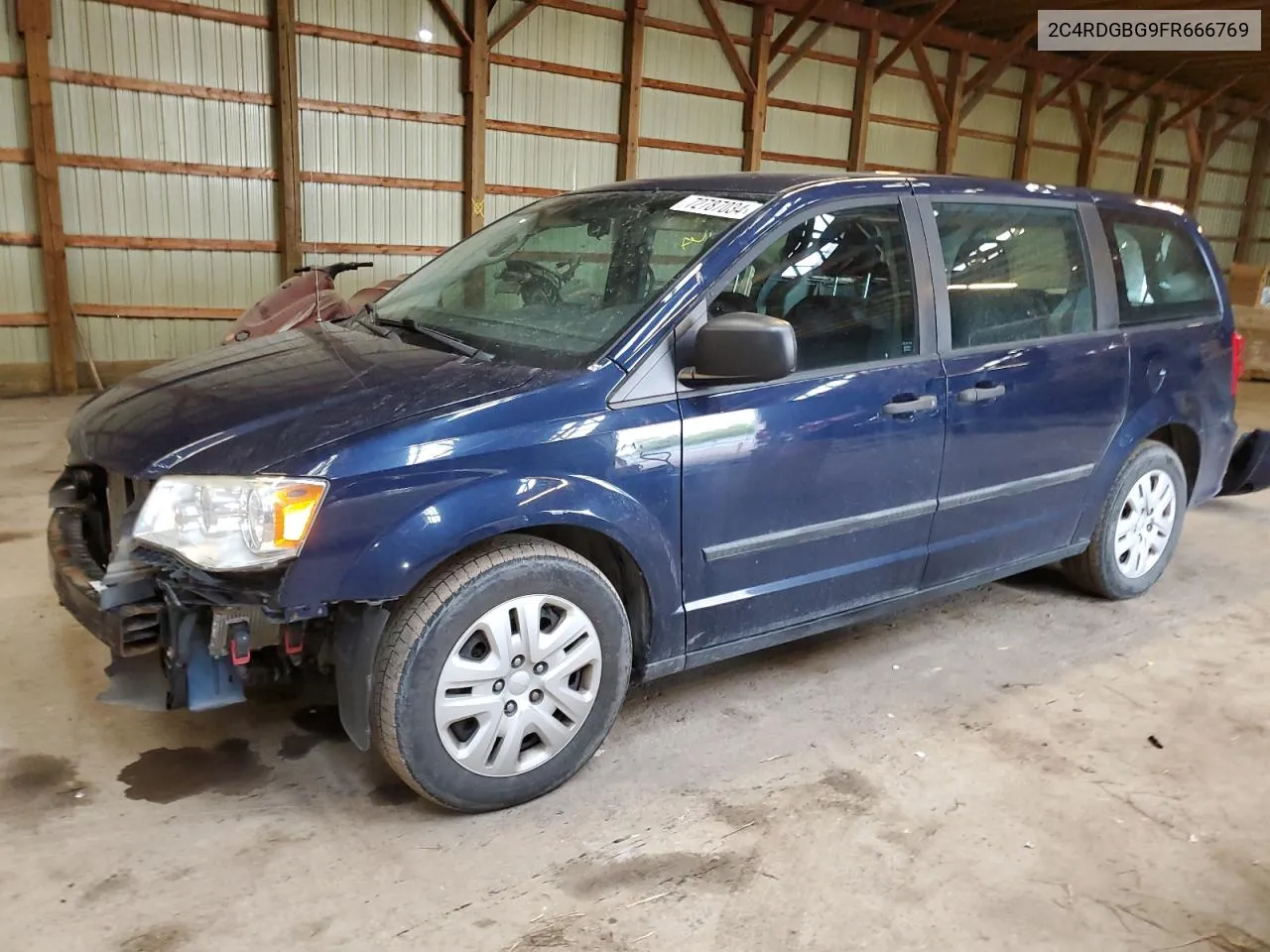 2015 Dodge Grand Caravan Se VIN: 2C4RDGBG9FR666769 Lot: 72787034