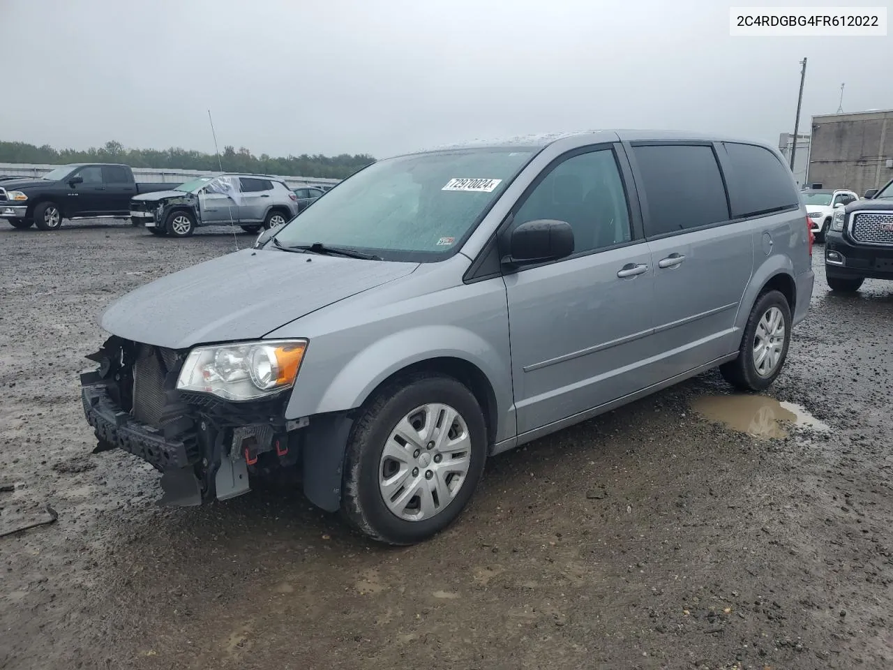 2015 Dodge Grand Caravan Se VIN: 2C4RDGBG4FR612022 Lot: 72970024