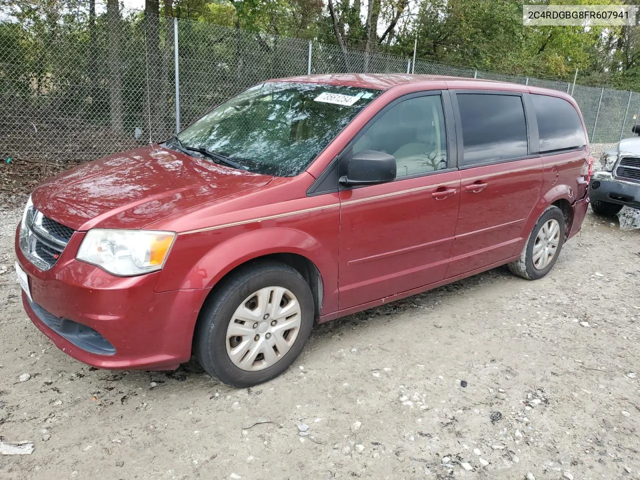 2015 Dodge Grand Caravan Se VIN: 2C4RDGBG8FR607941 Lot: 73561254