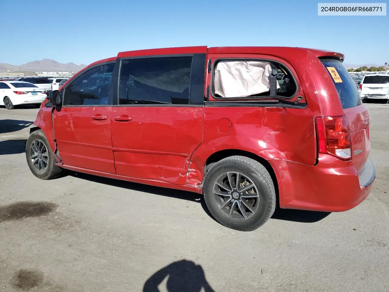 2015 Dodge Grand Caravan Se VIN: 2C4RDGBG6FR668771 Lot: 73610064