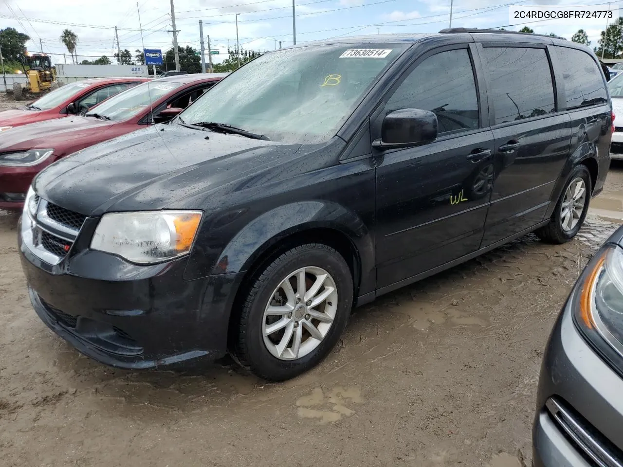 2015 Dodge Grand Caravan Sxt VIN: 2C4RDGCG8FR724773 Lot: 73630514