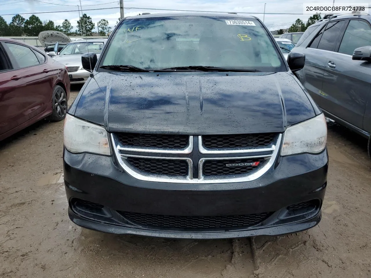 2015 Dodge Grand Caravan Sxt VIN: 2C4RDGCG8FR724773 Lot: 73630514