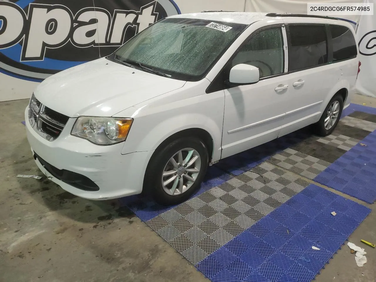 2015 Dodge Grand Caravan Sxt VIN: 2C4RDGCG6FR574985 Lot: 73714664