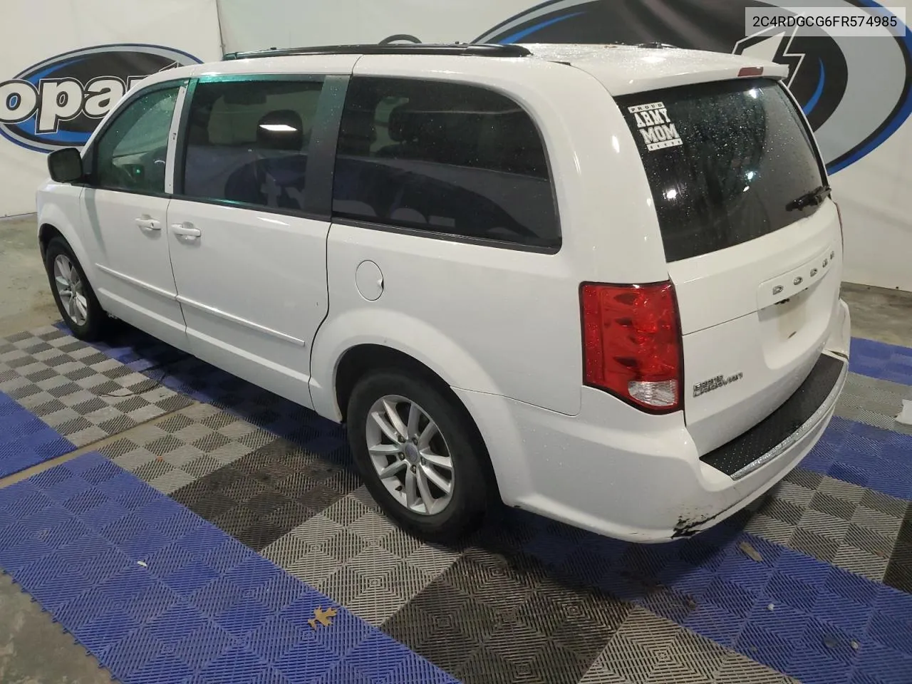 2015 Dodge Grand Caravan Sxt VIN: 2C4RDGCG6FR574985 Lot: 73714664