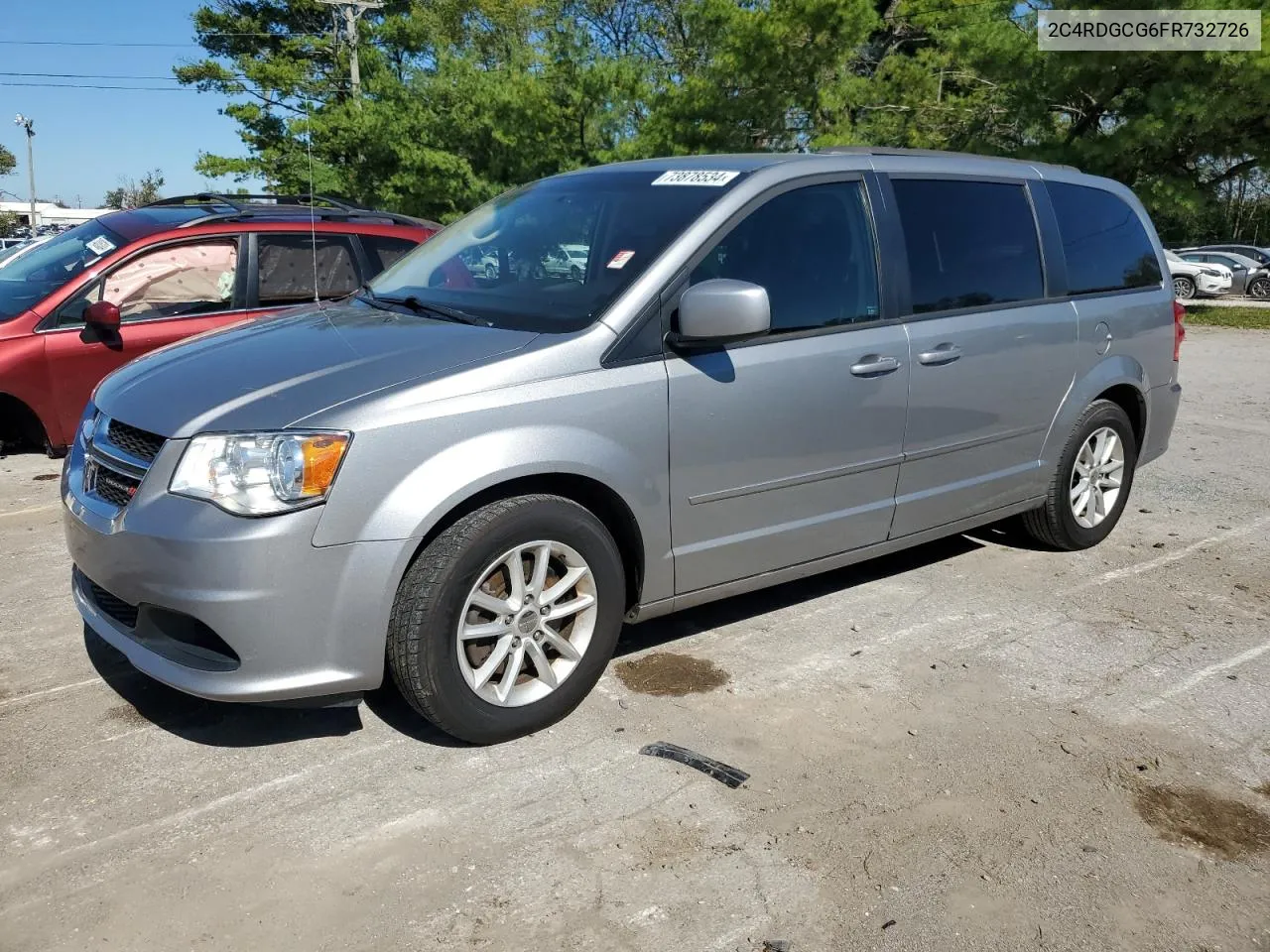 2015 Dodge Grand Caravan Sxt VIN: 2C4RDGCG6FR732726 Lot: 73878534