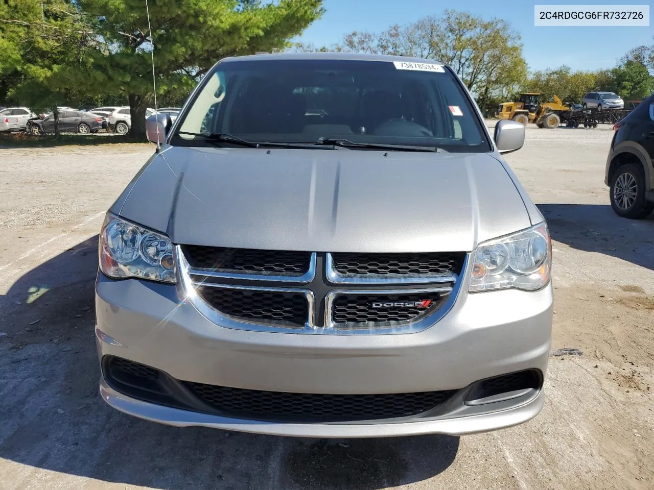 2015 Dodge Grand Caravan Sxt VIN: 2C4RDGCG6FR732726 Lot: 73878534