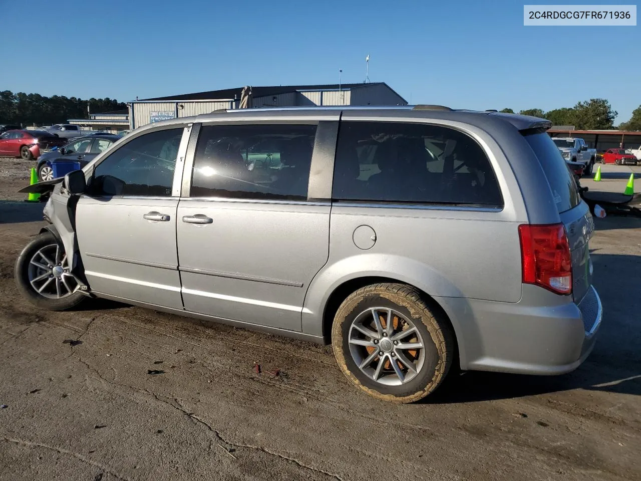 2015 Dodge Grand Caravan Sxt VIN: 2C4RDGCG7FR671936 Lot: 74044484