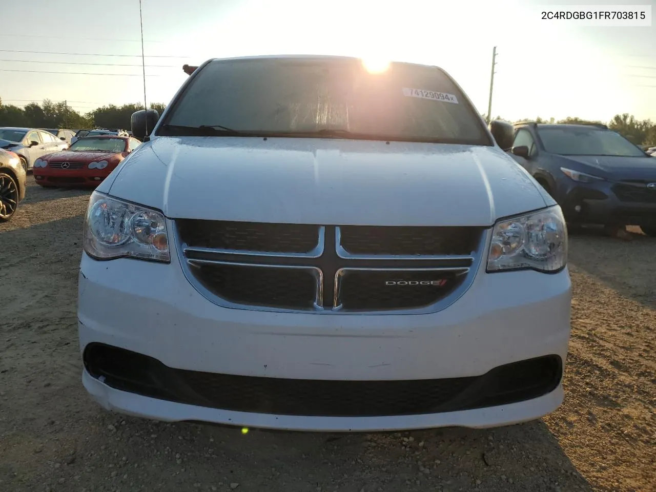 2015 Dodge Grand Caravan Se VIN: 2C4RDGBG1FR703815 Lot: 74129094