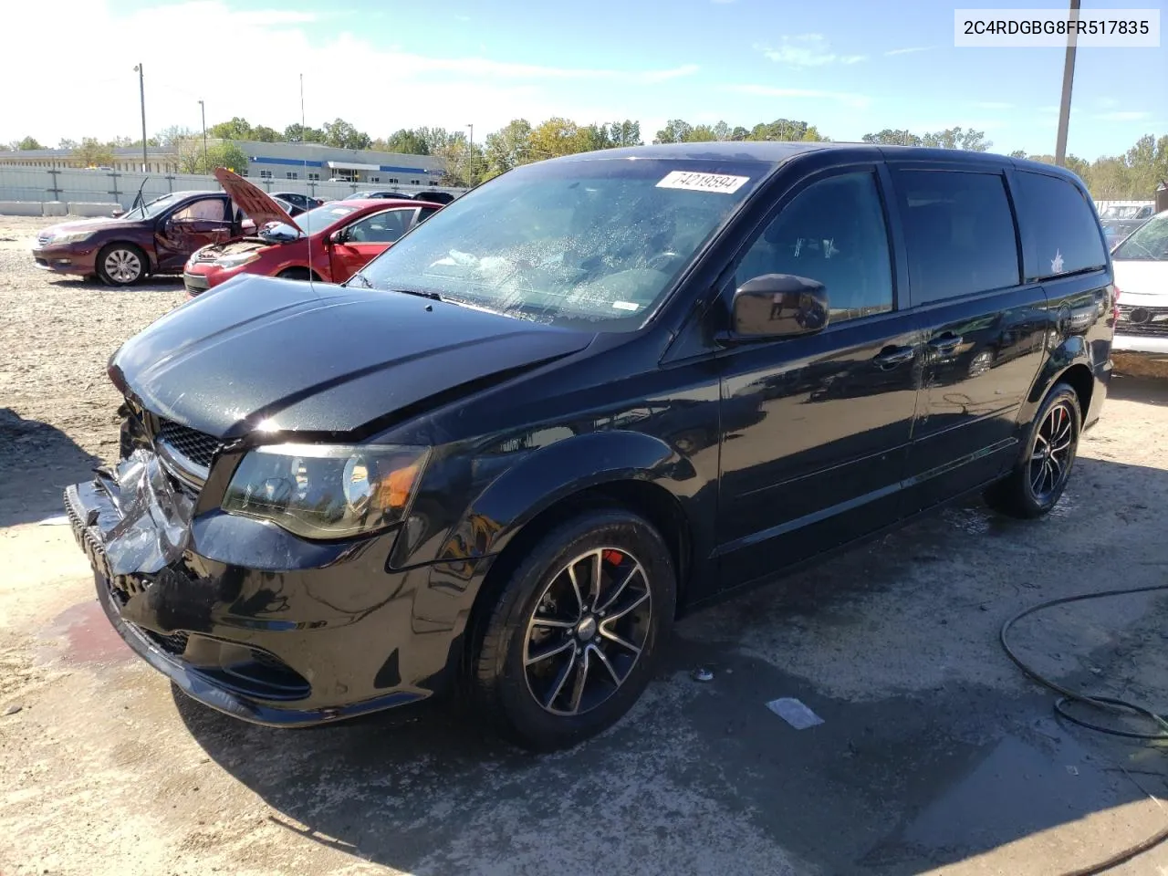 2015 Dodge Grand Caravan Se VIN: 2C4RDGBG8FR517835 Lot: 74219594