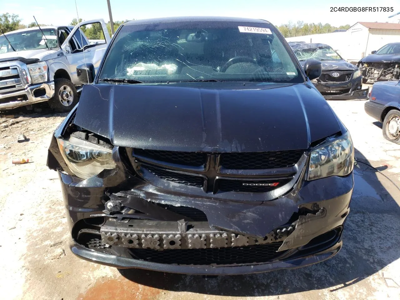 2C4RDGBG8FR517835 2015 Dodge Grand Caravan Se