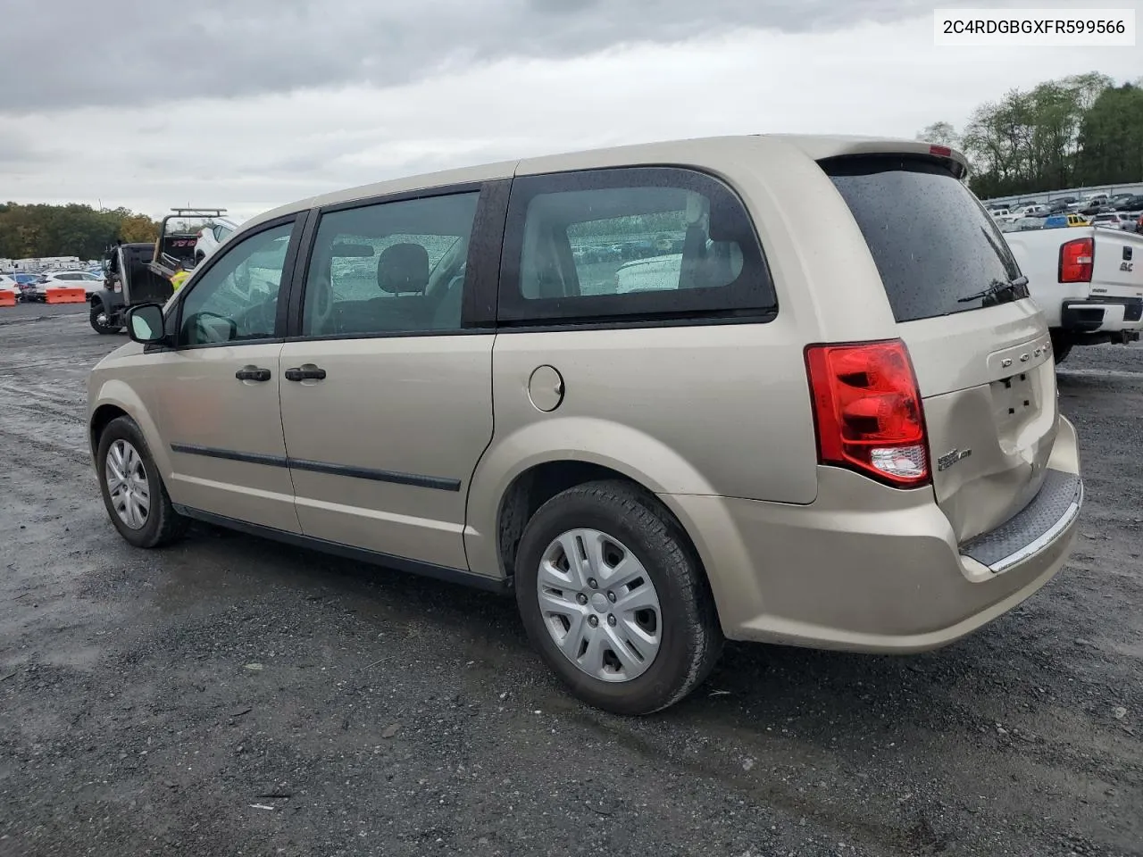 2015 Dodge Grand Caravan Se VIN: 2C4RDGBGXFR599566 Lot: 74315754