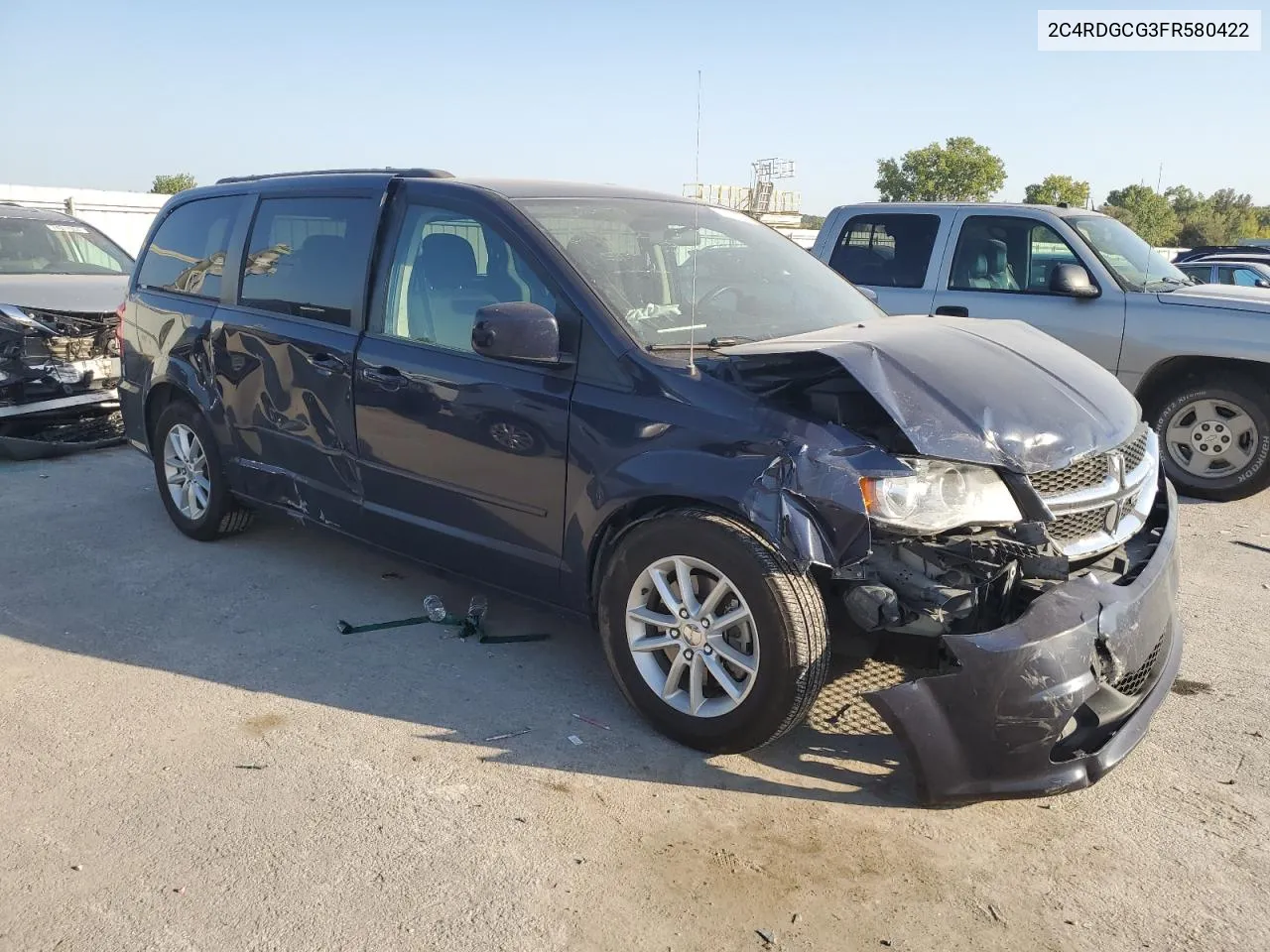 2015 Dodge Grand Caravan Sxt VIN: 2C4RDGCG3FR580422 Lot: 74379724