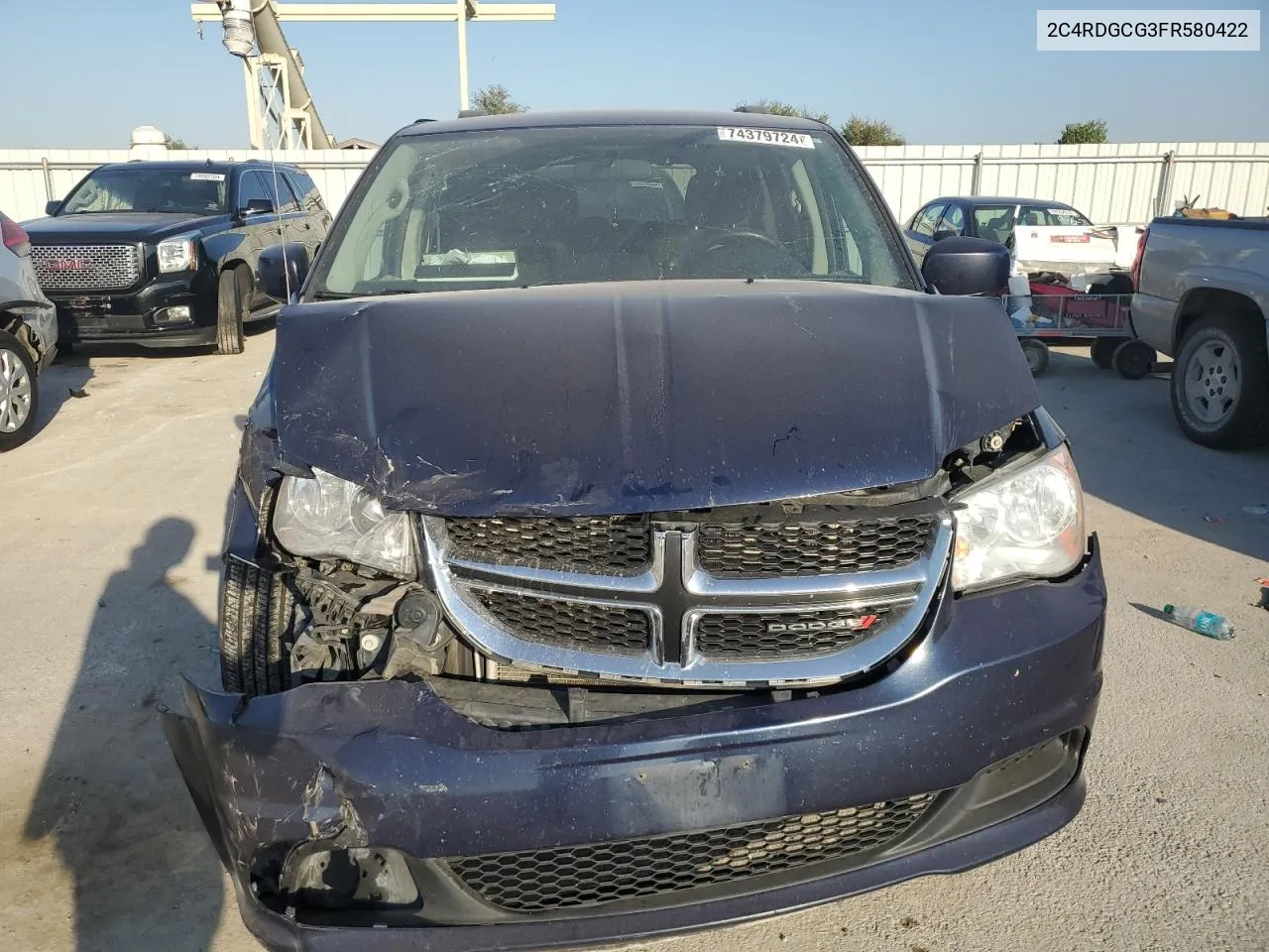 2C4RDGCG3FR580422 2015 Dodge Grand Caravan Sxt