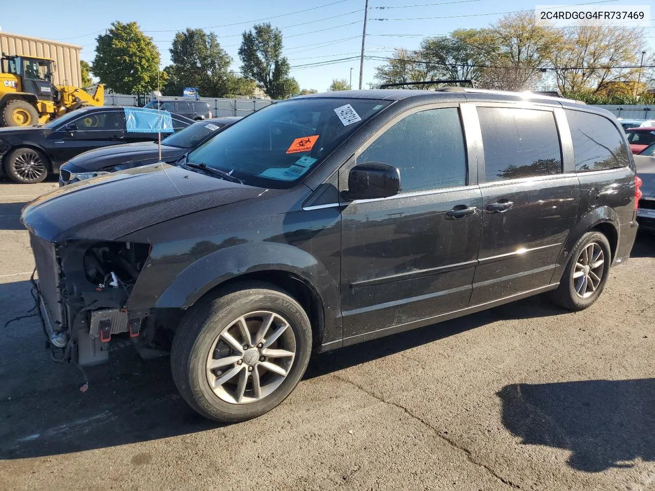 2015 Dodge Grand Caravan Sxt VIN: 2C4RDGCG4FR737469 Lot: 74391314