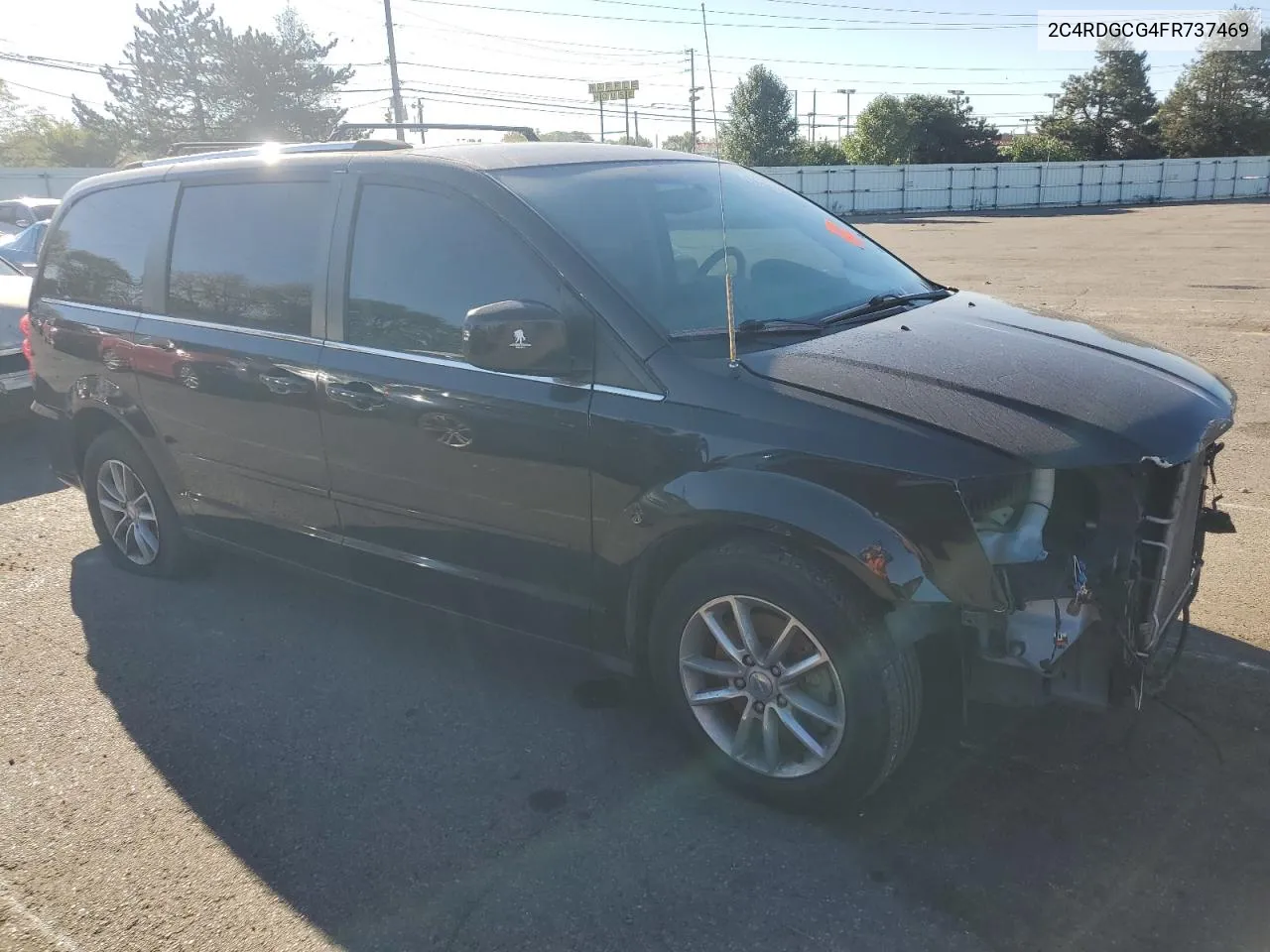 2015 Dodge Grand Caravan Sxt VIN: 2C4RDGCG4FR737469 Lot: 74391314