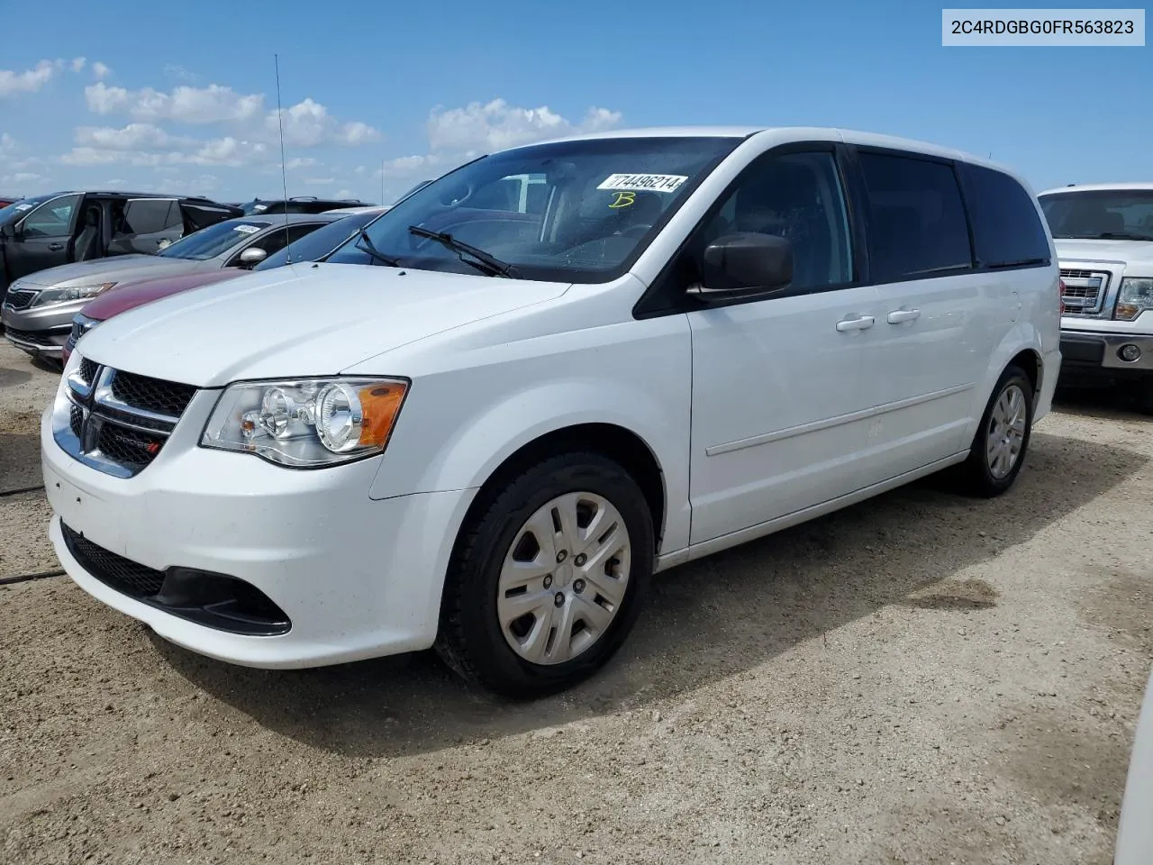 2015 Dodge Grand Caravan Se VIN: 2C4RDGBG0FR563823 Lot: 74496214