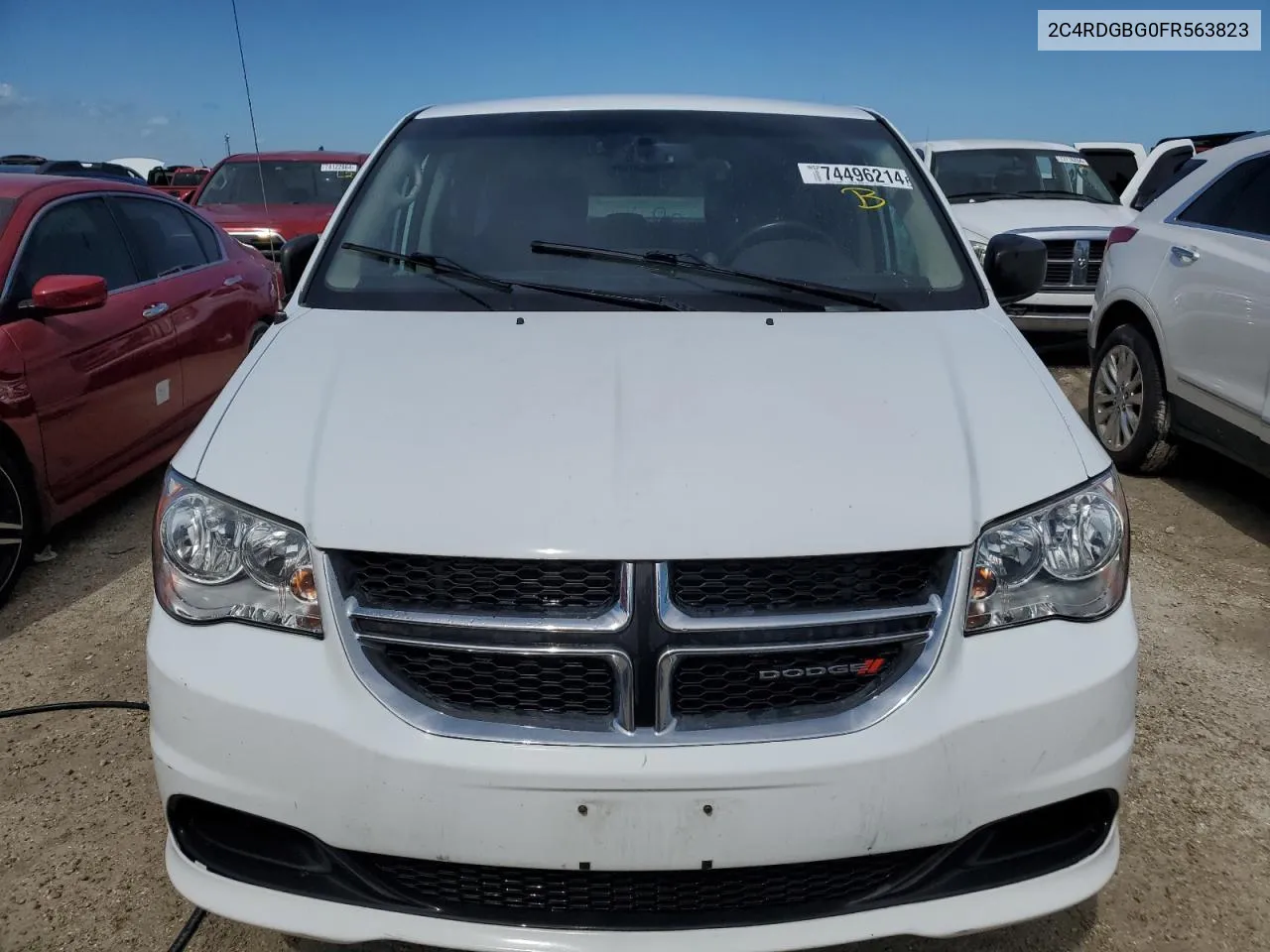 2015 Dodge Grand Caravan Se VIN: 2C4RDGBG0FR563823 Lot: 74496214