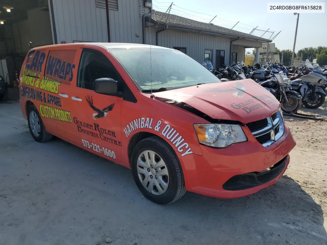 2015 Dodge Grand Caravan Se VIN: 2C4RDGBG8FR615828 Lot: 74622664