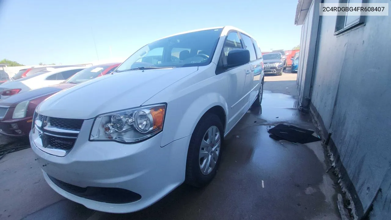 2015 Dodge Grand Caravan Se VIN: 2C4RDGBG4FR608407 Lot: 74640584