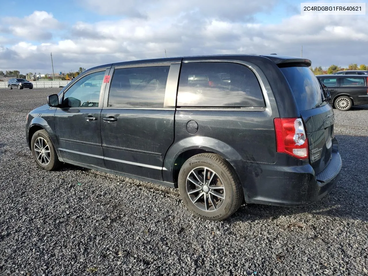 2015 Dodge Grand Caravan Se VIN: 2C4RDGBG1FR640621 Lot: 74980604