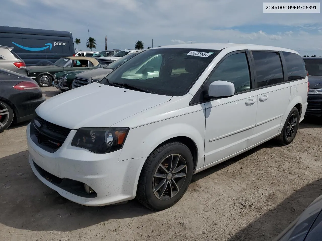 2015 Dodge Grand Caravan Sxt VIN: 2C4RDGCG9FR705391 Lot: 75036634