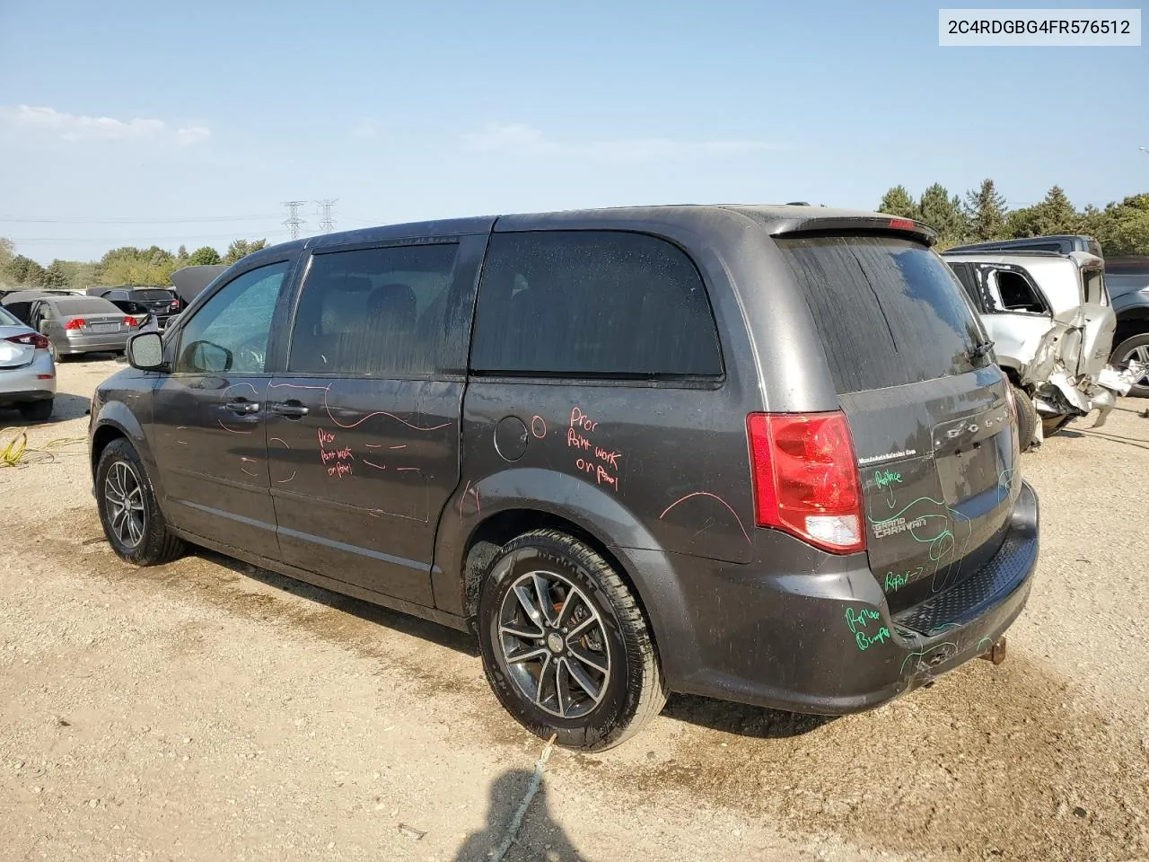 2C4RDGBG4FR576512 2015 Dodge Grand Caravan Se