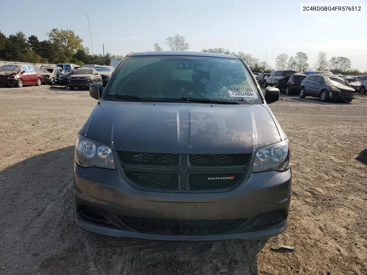 2C4RDGBG4FR576512 2015 Dodge Grand Caravan Se