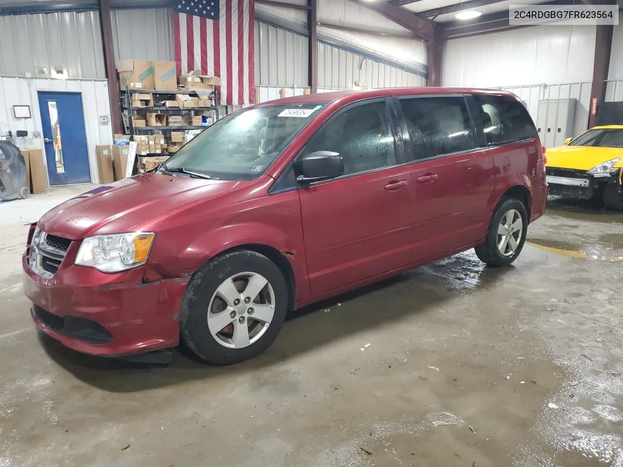 2015 Dodge Grand Caravan Se VIN: 2C4RDGBG7FR623564 Lot: 75496354