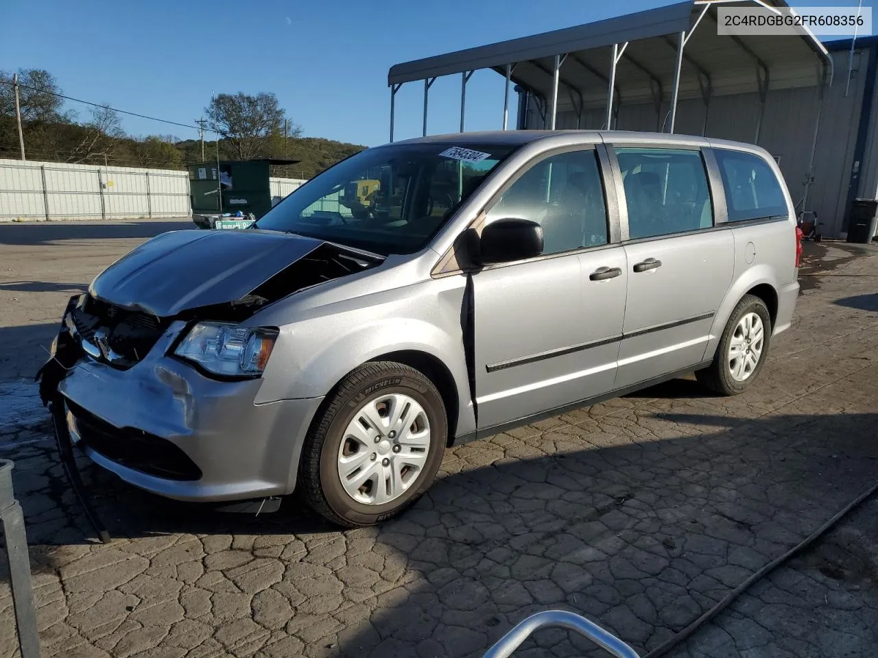 2015 Dodge Grand Caravan Se VIN: 2C4RDGBG2FR608356 Lot: 75845304