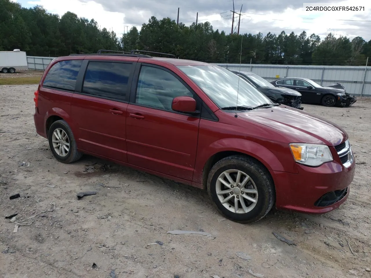 2015 Dodge Grand Caravan Sxt VIN: 2C4RDGCGXFR542671 Lot: 76011204