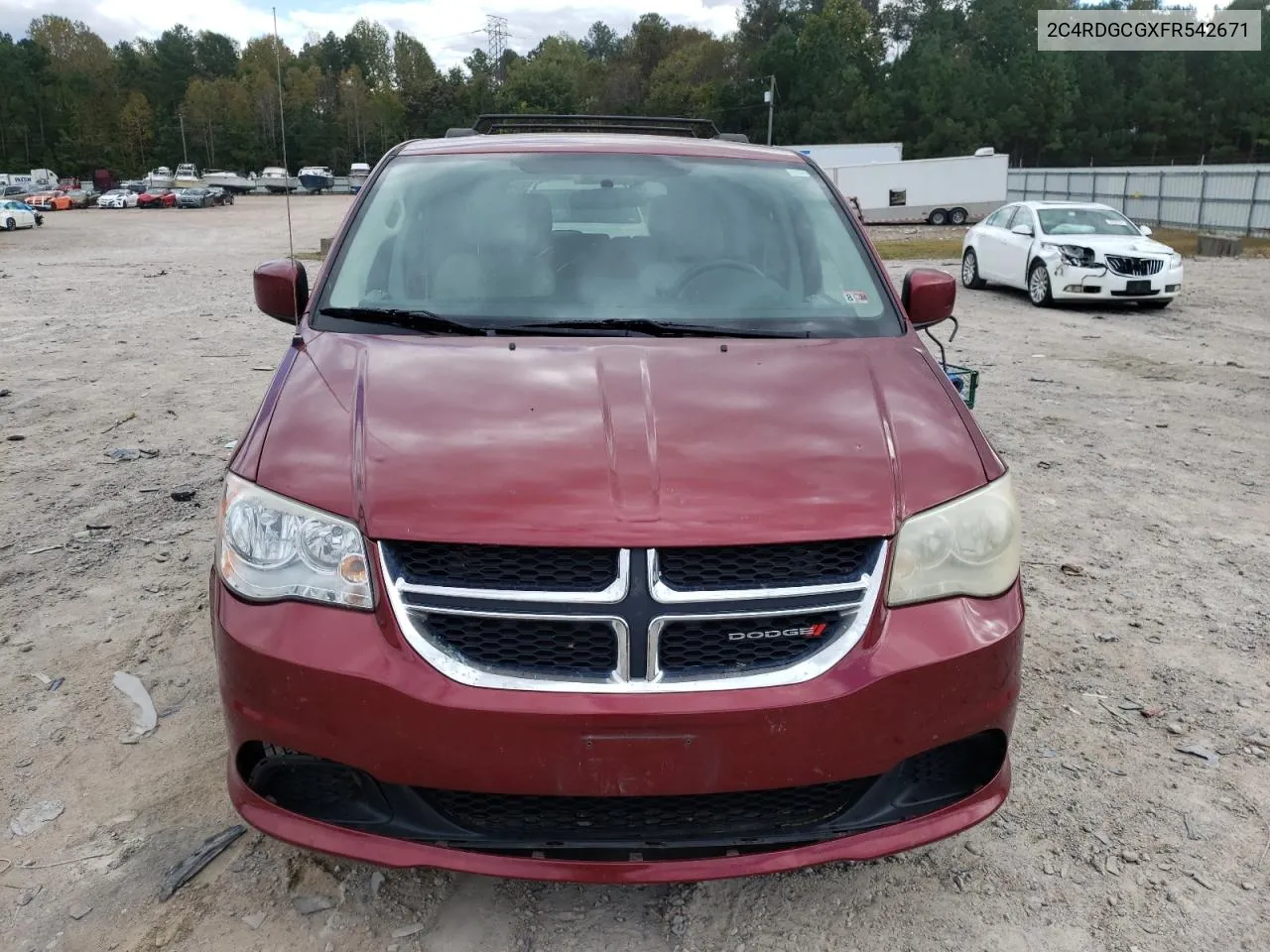 2015 Dodge Grand Caravan Sxt VIN: 2C4RDGCGXFR542671 Lot: 76011204