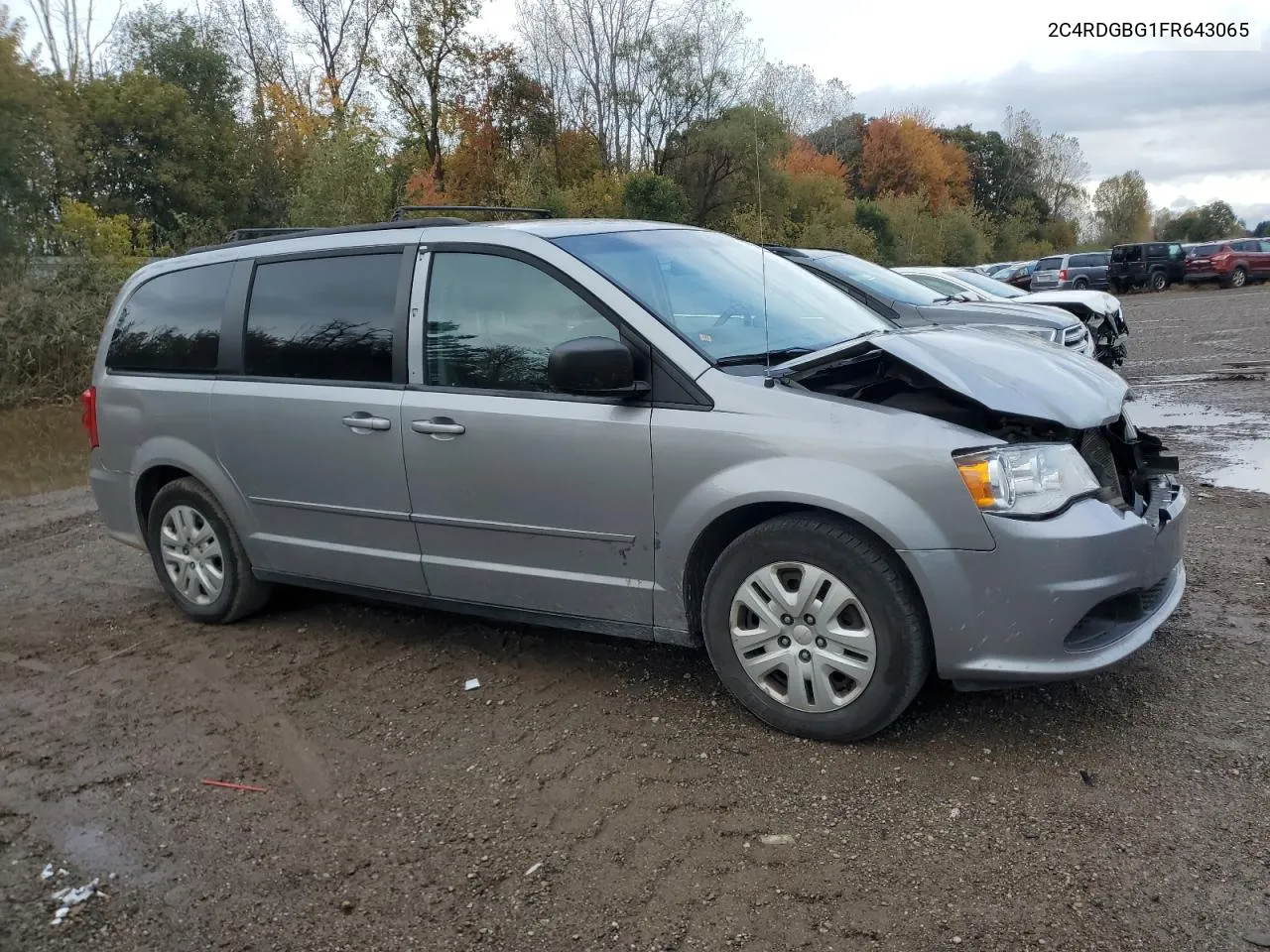 2015 Dodge Grand Caravan Se VIN: 2C4RDGBG1FR643065 Lot: 76069694