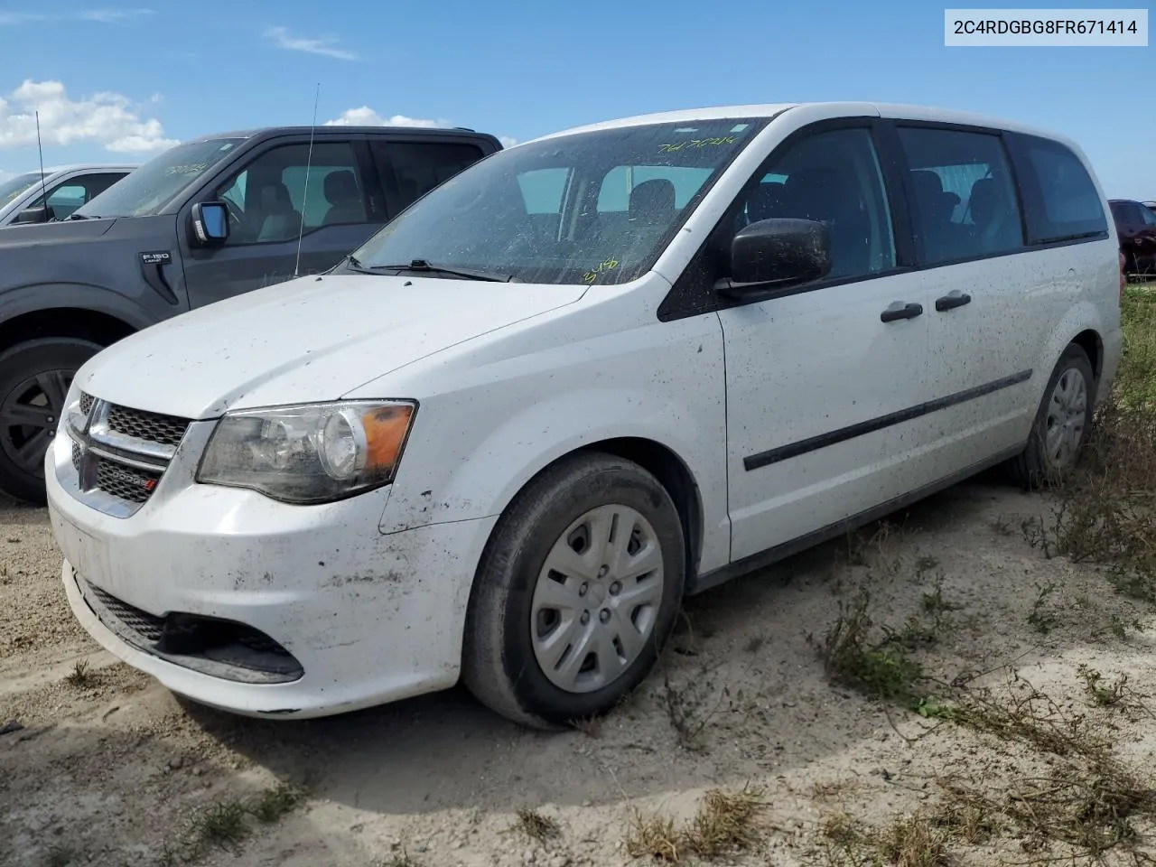 2C4RDGBG8FR671414 2015 Dodge Grand Caravan Se