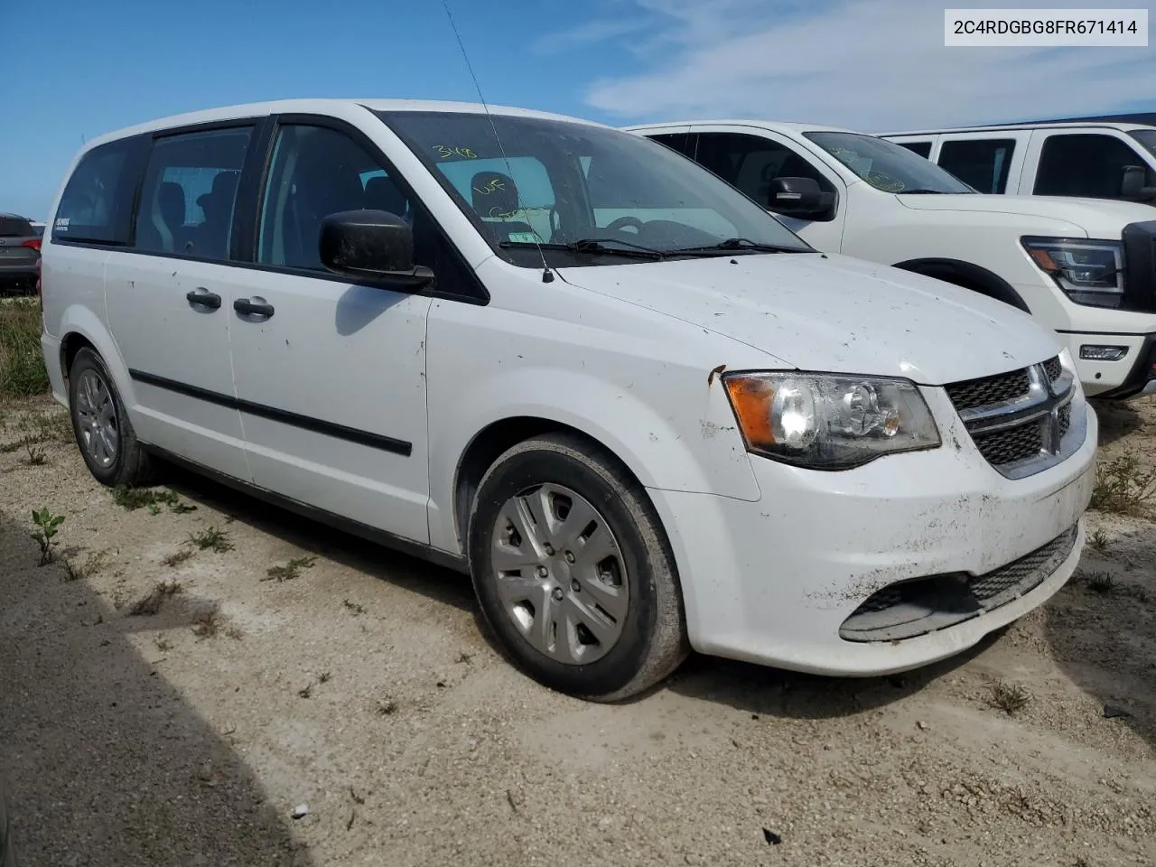 2C4RDGBG8FR671414 2015 Dodge Grand Caravan Se