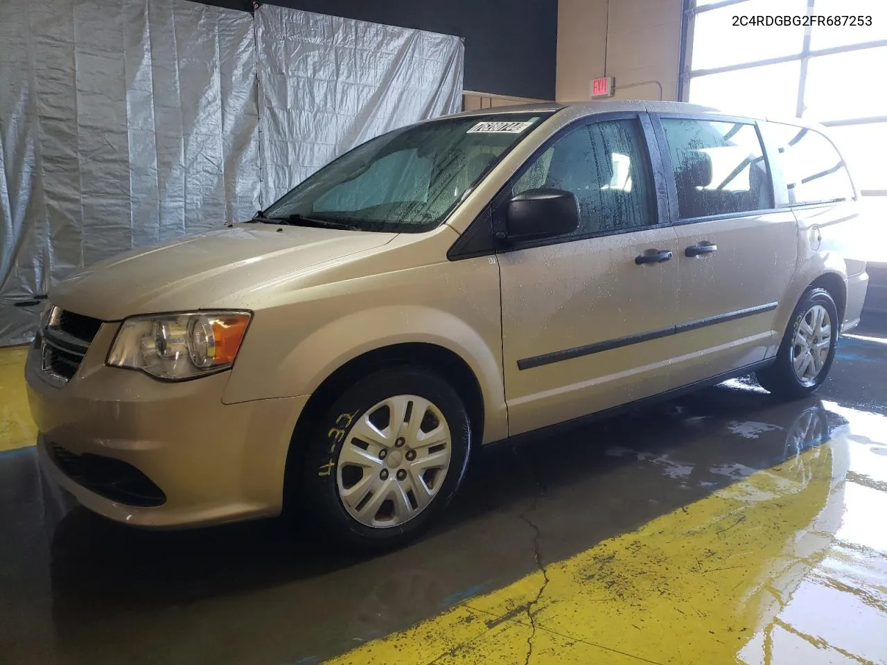 2015 Dodge Grand Caravan Se VIN: 2C4RDGBG2FR687253 Lot: 76280744