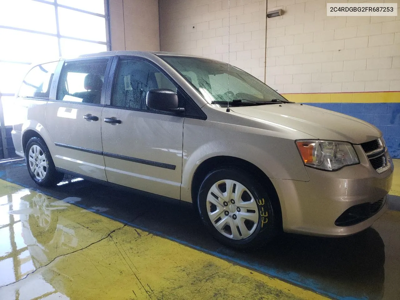 2015 Dodge Grand Caravan Se VIN: 2C4RDGBG2FR687253 Lot: 76280744