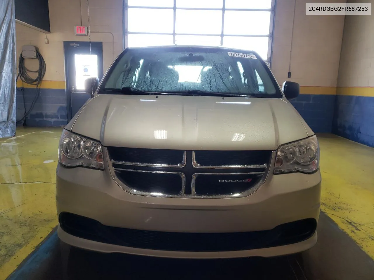 2015 Dodge Grand Caravan Se VIN: 2C4RDGBG2FR687253 Lot: 76280744