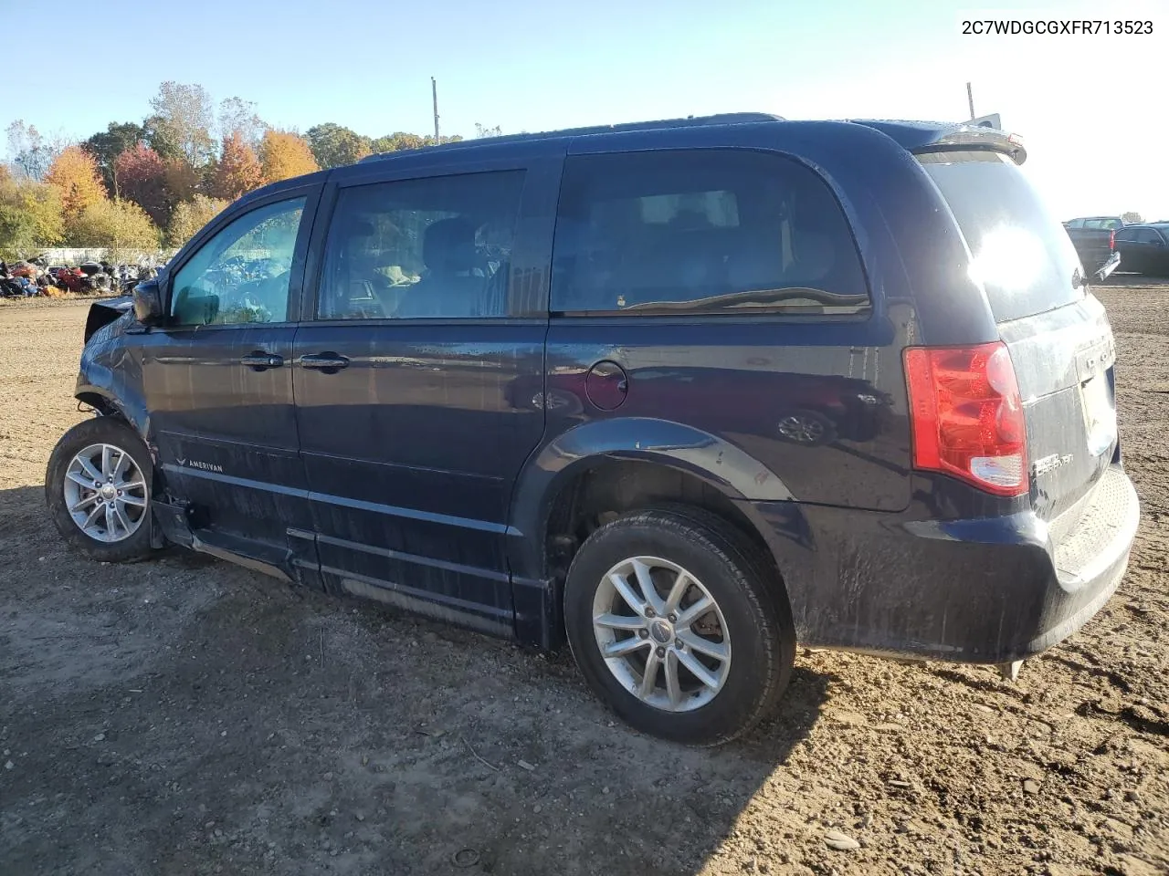 2015 Dodge Grand Caravan Sxt VIN: 2C7WDGCGXFR713523 Lot: 76476384