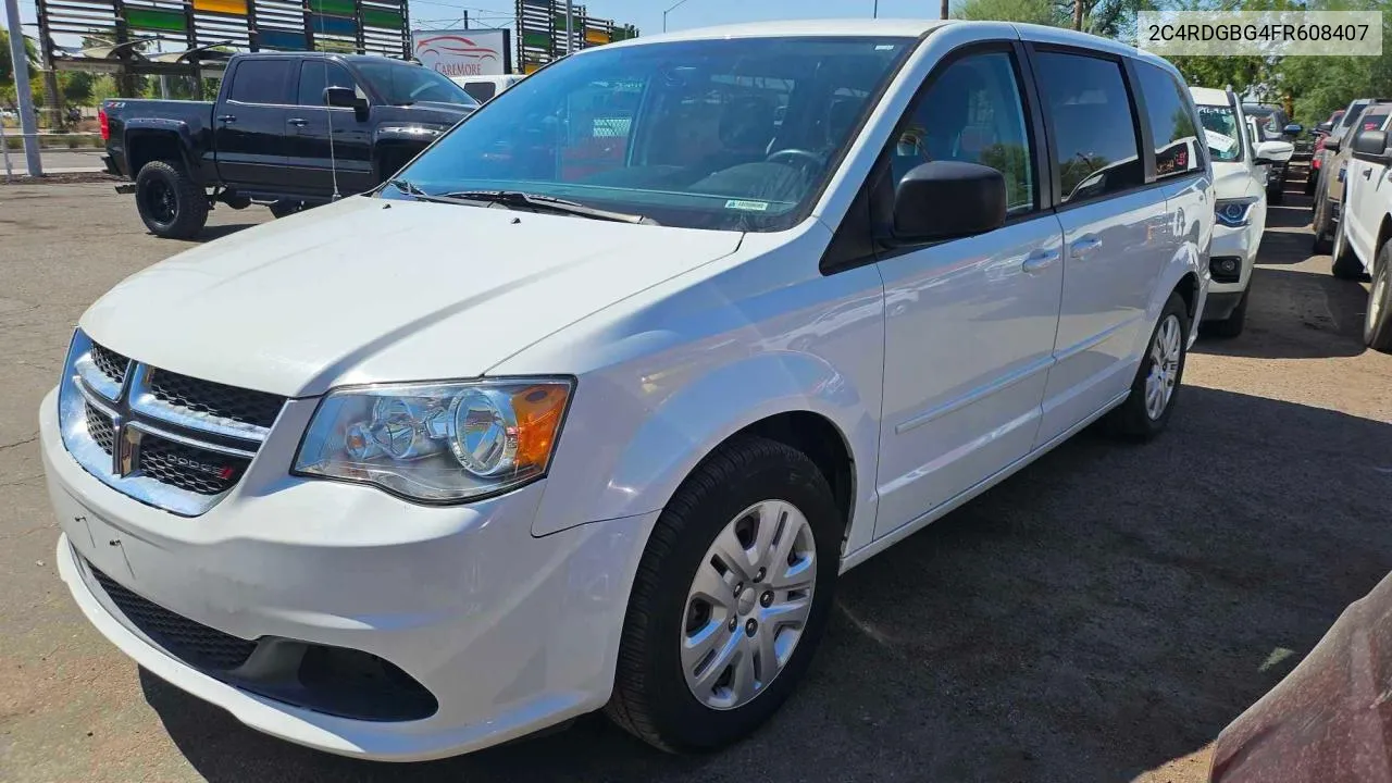 2015 Dodge Grand Caravan Se VIN: 2C4RDGBG4FR608407 Lot: 76482004