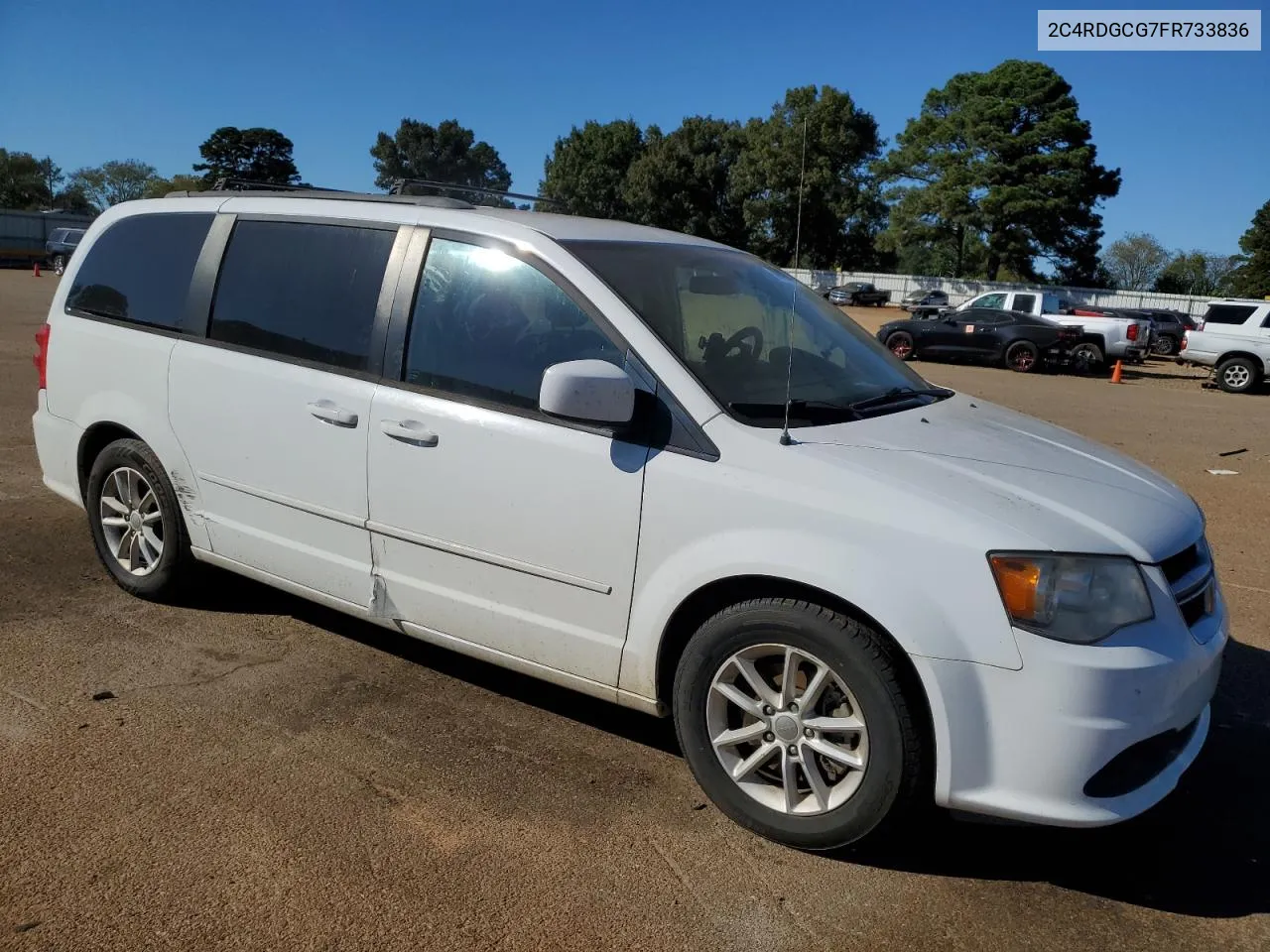 2015 Dodge Grand Caravan Sxt VIN: 2C4RDGCG7FR733836 Lot: 76619344