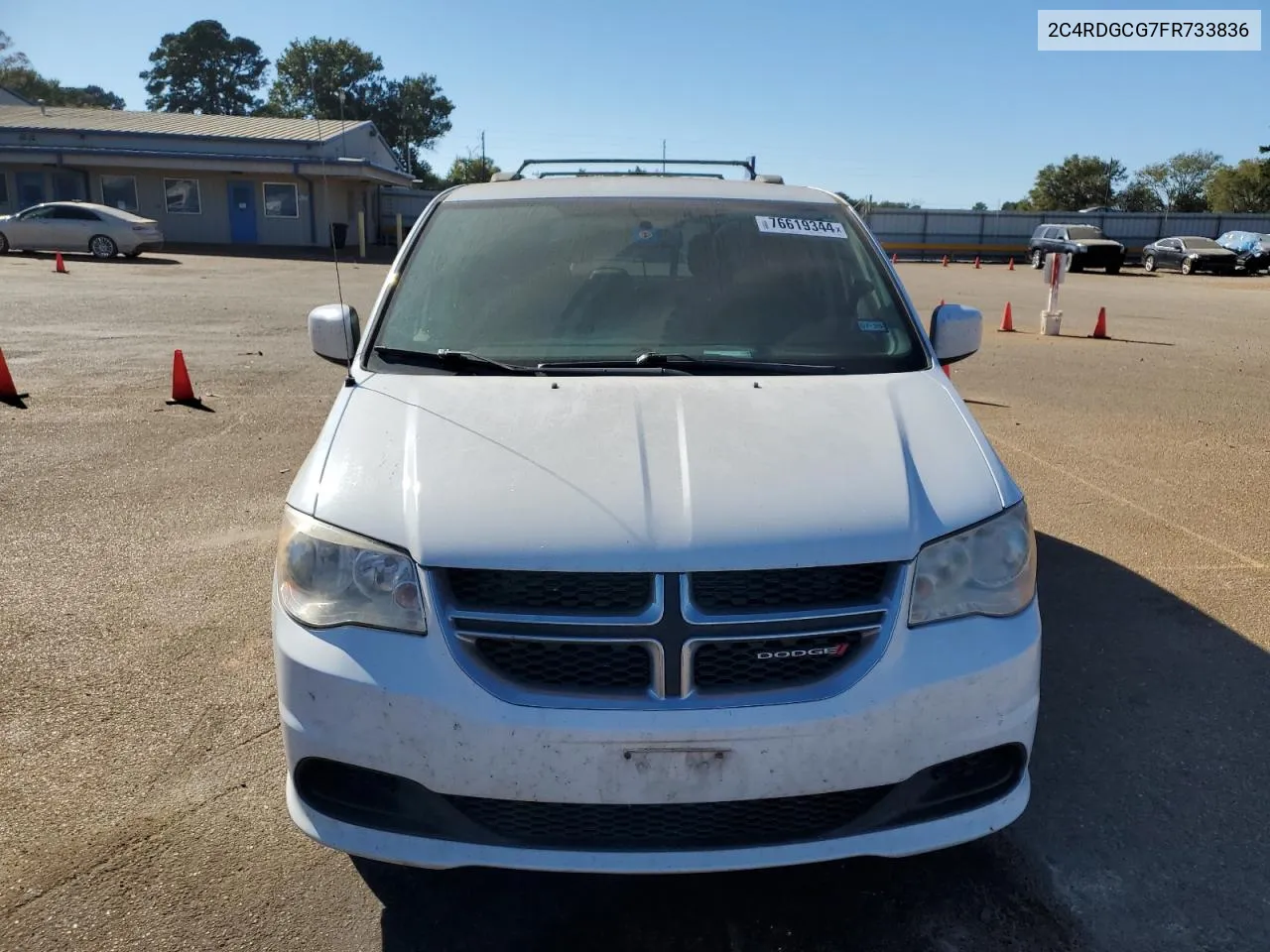 2015 Dodge Grand Caravan Sxt VIN: 2C4RDGCG7FR733836 Lot: 76619344