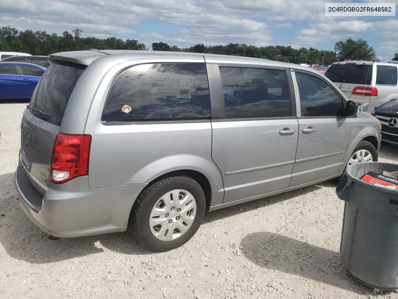 2015 Dodge Grand Caravan Se VIN: 2C4RDGBG2FR648582 Lot: 76729174