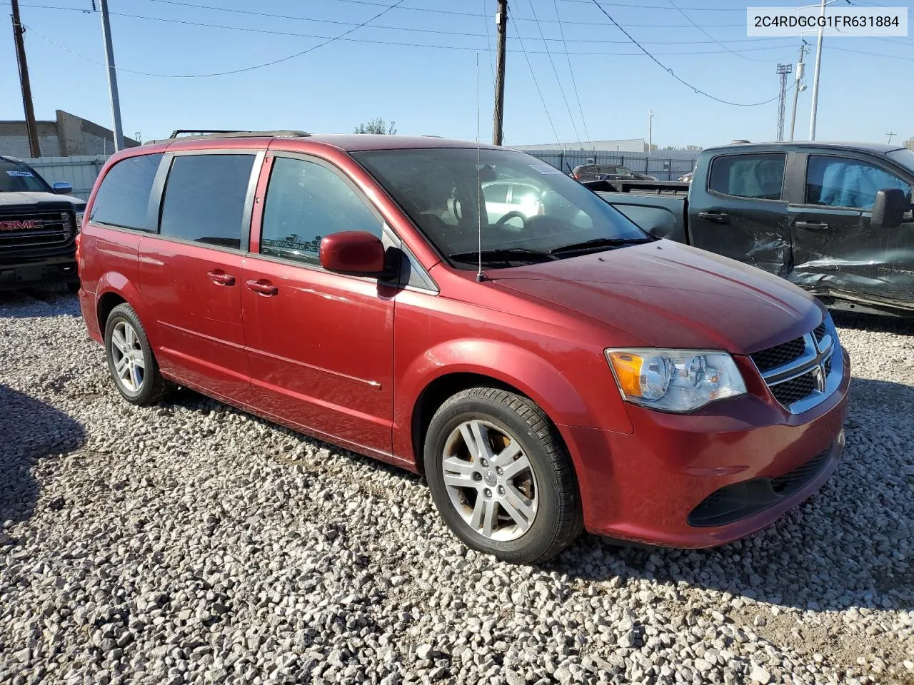 2015 Dodge Grand Caravan Sxt VIN: 2C4RDGCG1FR631884 Lot: 76908604