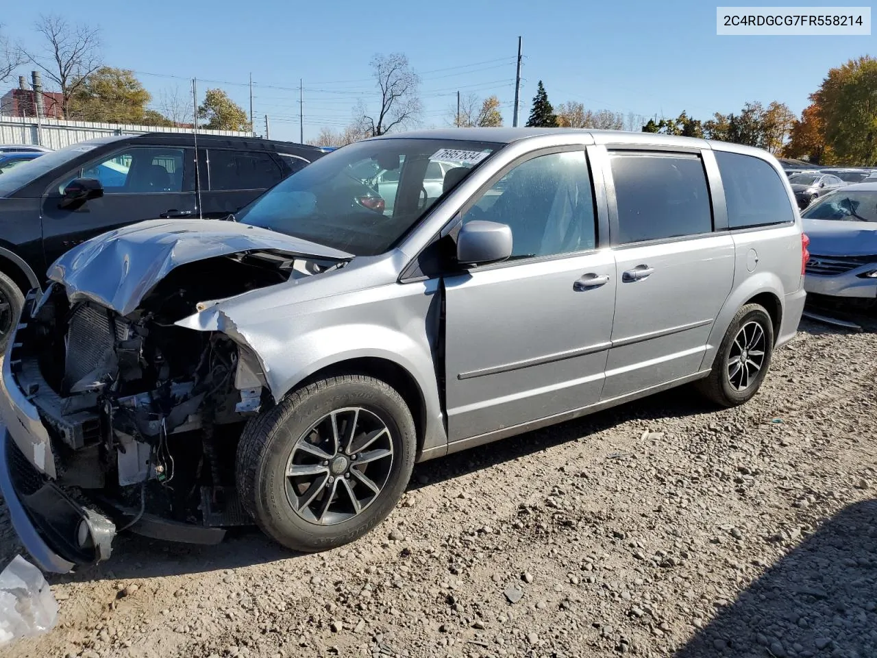 2015 Dodge Grand Caravan Sxt VIN: 2C4RDGCG7FR558214 Lot: 76957834