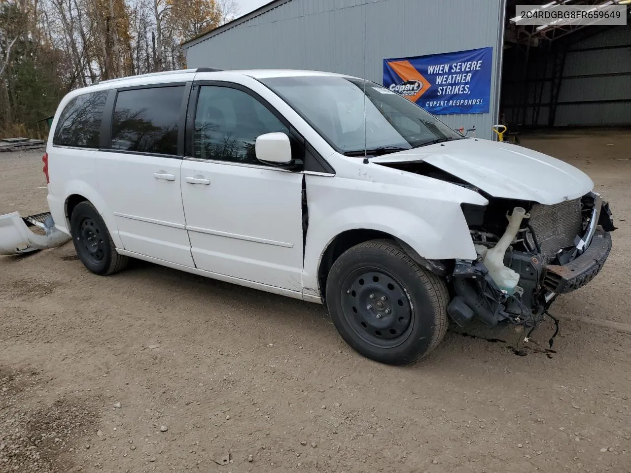 2015 Dodge Grand Caravan Se VIN: 2C4RDGBG8FR659649 Lot: 77169064