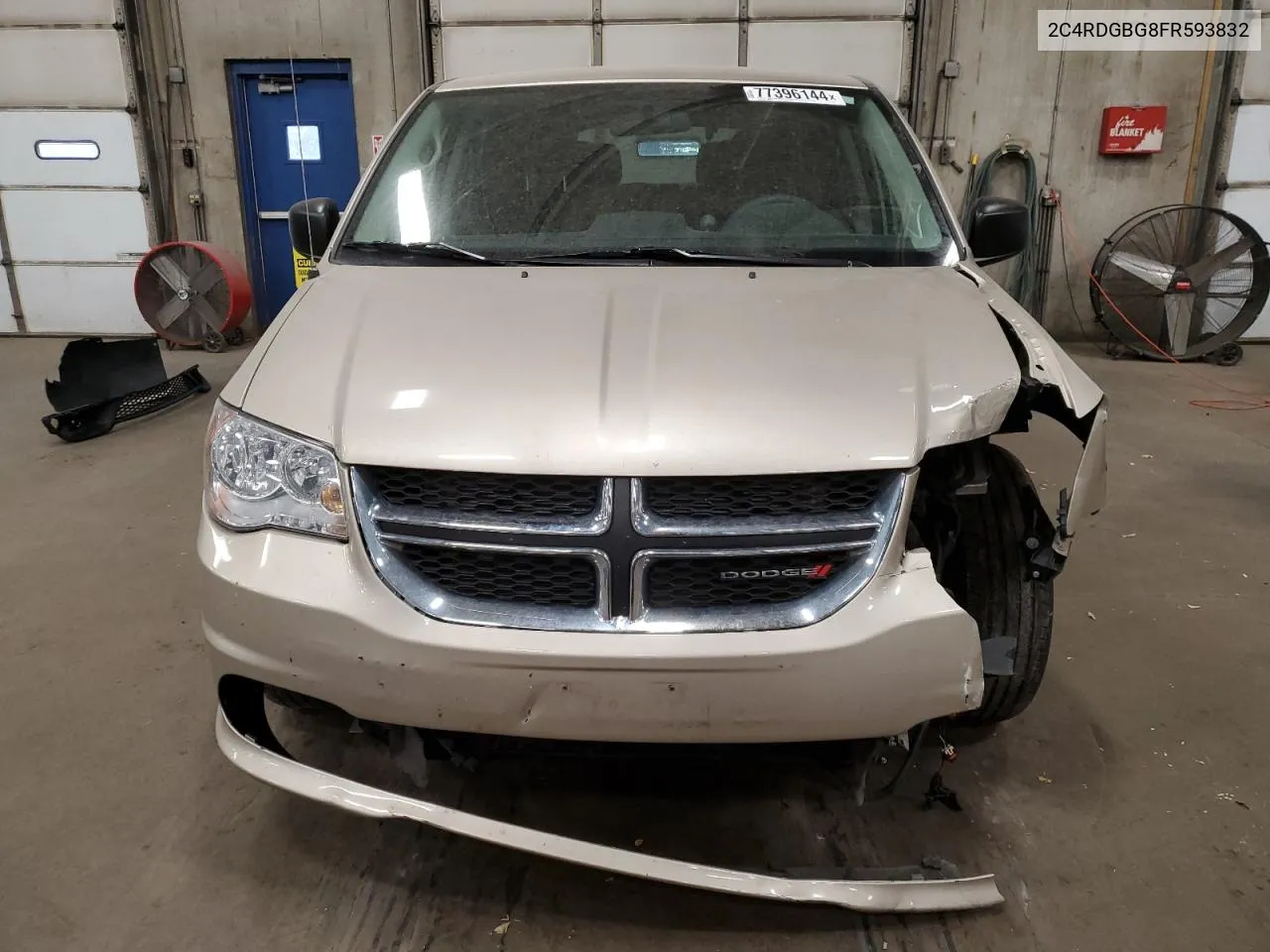 2015 Dodge Grand Caravan Se VIN: 2C4RDGBG8FR593832 Lot: 77396144