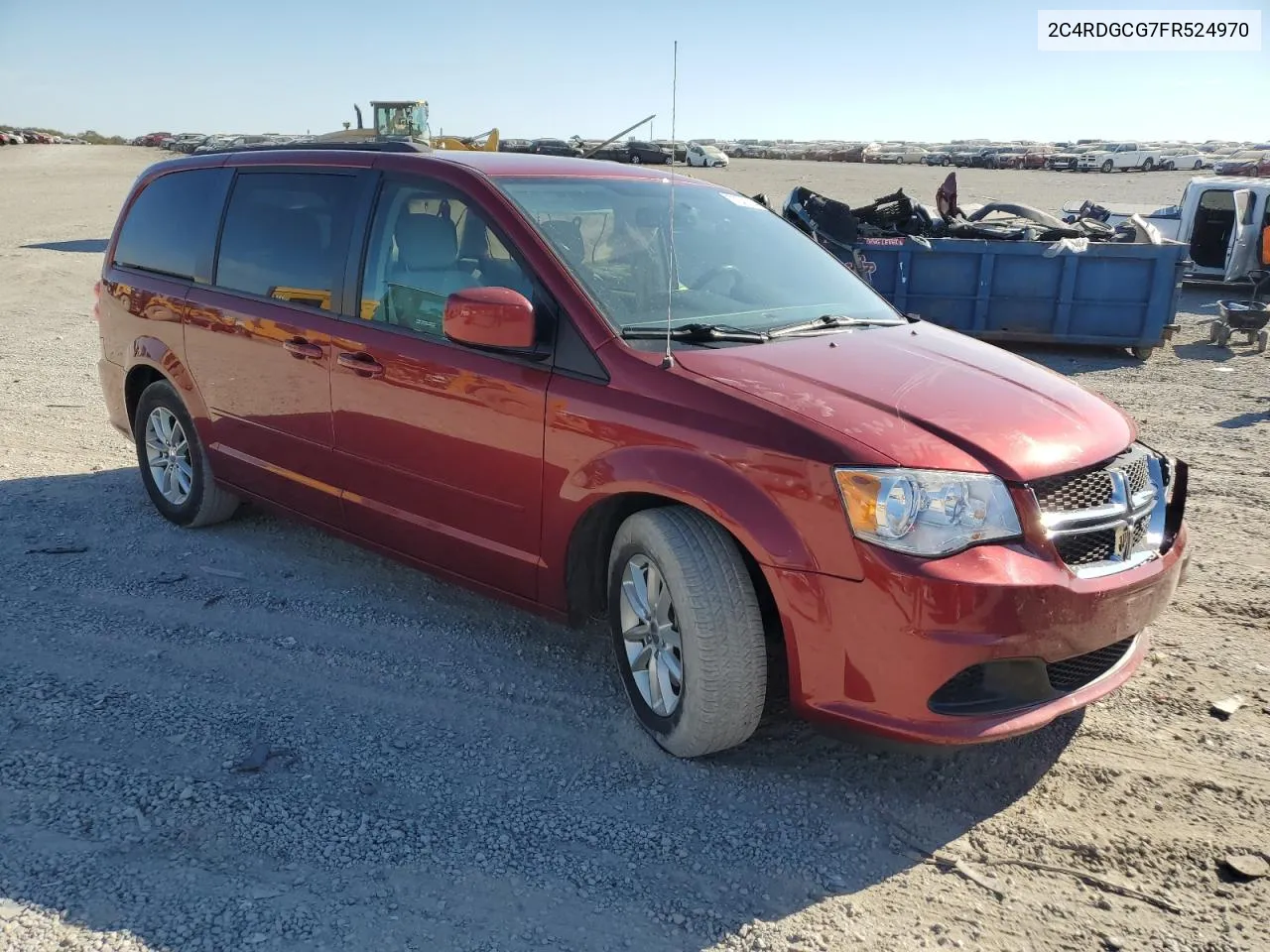 2015 Dodge Grand Caravan Sxt VIN: 2C4RDGCG7FR524970 Lot: 77541014