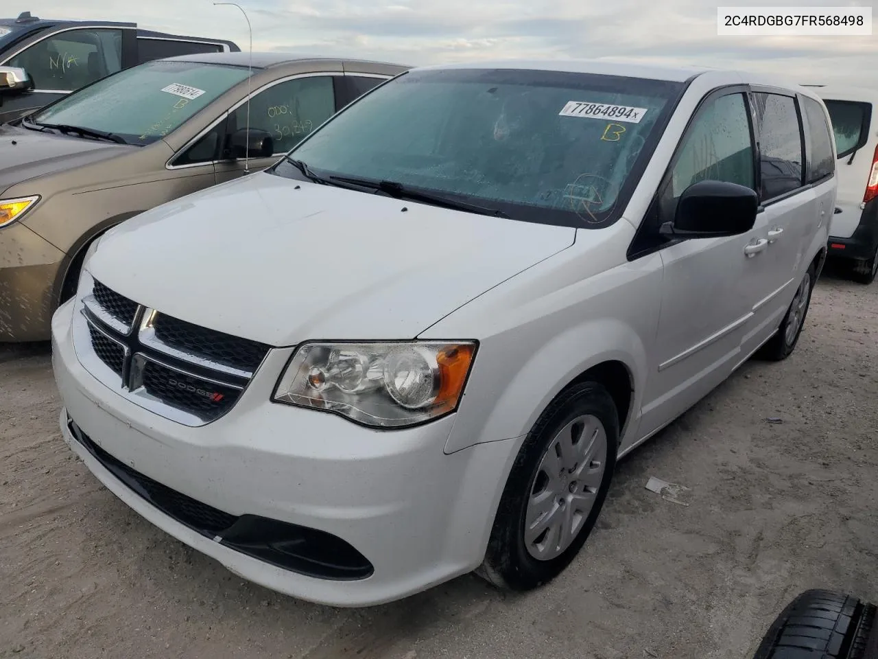 2C4RDGBG7FR568498 2015 Dodge Grand Caravan Se